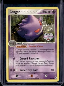 2006 Pokemon EX Legend Maker Gengar Gym Challenge Stamp Holo #5/92 - Image 1