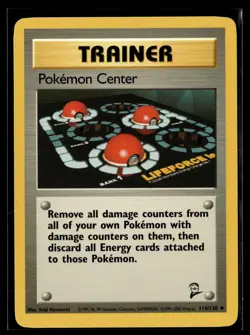 Pokemon TCG Base Set 2 #114/130 Pokemon Center - Image 1