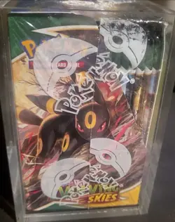 POKEMON EVOLVING SKIES BOOSTER BOX W/ ACRYLIC CASE - Image 3