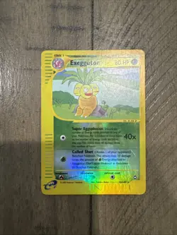 Vintage Pokemon Exeggutor Aquapolis Rare E-Reader #012/147 HP - Image 3