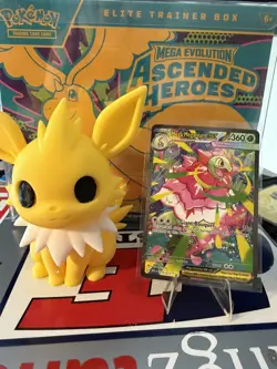 Mega Meganium EX 272/217 Ascended Heroes Full Art Holo 360 HP English - Image 1