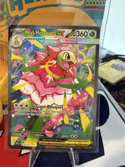 Mega Meganium EX 272/217 Ascended Heroes Full Art Holo 360 HP English - Image 2