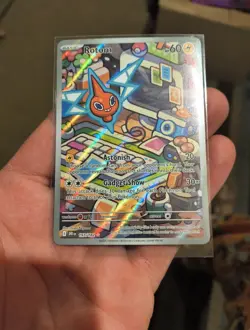 Pokemon TCG Rotom 197/182 IR Destined Rivals Illustration Rare Holo NM English - Image 1