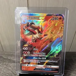 Pokemon Blaziken GX Full Art Holo Ultra Rare SM-Celestial Storm 28/168 240 HP - Image 1