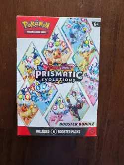 Pokemon Prismatic Evolutions Booster Bundle Box - 6 Booster Packs - Image 1