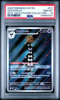 2025 POKEMON SVP EN-SV BLACK STAR PROMO #211 GOTHITELLE PSA 10 - Image 1