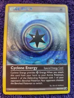 Cyclone Energy 99/115 Unseen Forces Stamped Reverse Holo Pokemon *NICE* - Image 1