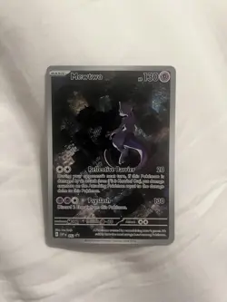 Pokemon TCG Scarlet & Violet Promo Mewtwo 052 Promo Illustration Rare - Image 3