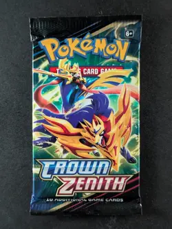 2023 Pokemon Crown Zenith (Legendary Heroes) Factory Sealed Booster Pack - Image 1
