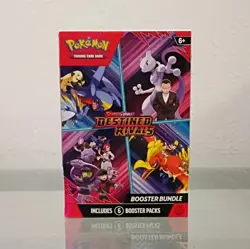 Pokemon Scarlet & Violet Destined Rivals Booster Bundle Sealed Box 6 Packs - Image 1