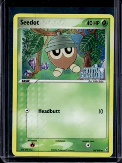 2006 Pokemon EX Crystal Guardians Seedot Reverse Holo #60/100 - Image 1