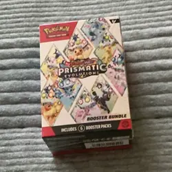Pokemon Prismatic Evolutions Booster Bundle 6 Packs English TCG 2024 - Image 1