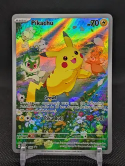 Pokemon Card TCG - Pikachu SVP 088 Black Star Promo 88 Paldea Adventure Chest NM - Image 1