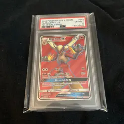2018 Pokemon SM Celestial Storm Blaziken GX Full Art 153/168 PSA 10 - Image 2