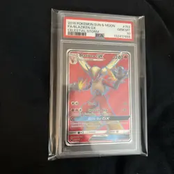 2018 Pokemon SM Celestial Storm Blaziken GX Full Art 153/168 PSA 10 - Image 3