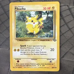 Pokemon TCG Pikachu Jungle 60/64 WOTC Unlimited 1999 Vintage NM - Image 1