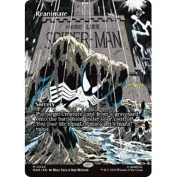 PRESALE REANIMATE (BORDERLESS) Marvel's Spider-man: Marvel Universe Magic MTG - Image 1