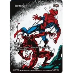 PRESALE TERMINATE (BORDERLESS) X4 Marvel's Spider-man: Marvel Universe Magic MTG - Image 1