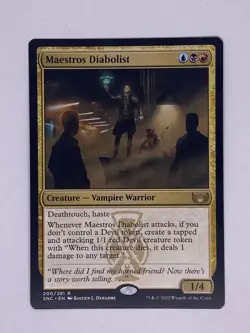 MTG Maestros Diabolist Streets of New Capenna Regular - Image 1