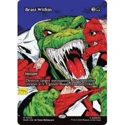 Presale Beast Within (borderless) X4 MTG Marvel's Spider-man: Marvel Universe - Image 1
