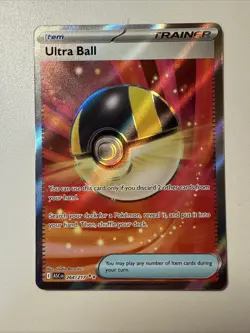 Ultra Ball 264/217 Ultra Rare Full Art - Pokemon TCG Ascended Heroes - NM - Image 1