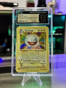 Electrode 011/034 CGC Pristine 10 Classic Collection 2023 Pokemon TCG - Image 1