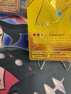 POKEMON MEGA CHARIZARD Y EX GOLD 294/217 ME: ASCENDED HEROES HOLO MINT - Image 4