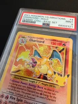 2021 POKEMON CELEBRATIONS CLASSIC COLLECTION #4 CHARIZARD-HOLO PSA 9 - Image 5