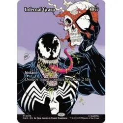 Presale Infernal Grasp (borderless) X4 MTG Marvel's Spider-man: Marvel Universe - Image 1