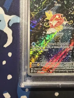 2023 pokemon paldea evolved PAL ENglish MAGIKARP #203 IR Illustration Rare PSA 8 - Image 3