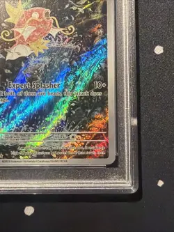 2023 pokemon paldea evolved PAL ENglish MAGIKARP #203 IR Illustration Rare PSA 8 - Image 5