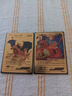 Pokemon Gold Fan Art Charizard V Interfaced And Charizard V Wild Flames - Image 1