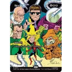 Presale Hex (borderless) X4 M/NM Magic MTG Marvel's Spider-man: Marvel Universe - Image 1