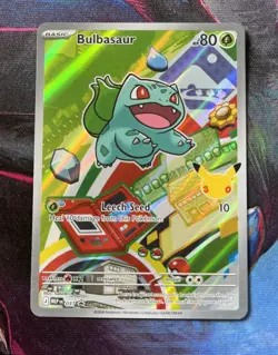 Bulbasaur 037 Holo Promo ME: Mega Evolution Promo Pokemon Near Mint - Image 1