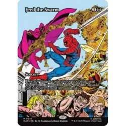 Presale Feed The Swarm (borderless) X4 MTG Marvel's Spider-man: Marvel Universe - Image 1