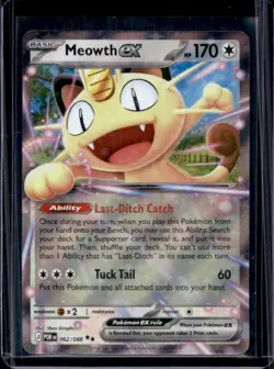 2026 Pokemon Perfect Order Meowth ex Double Rare #062/088 - Image 1