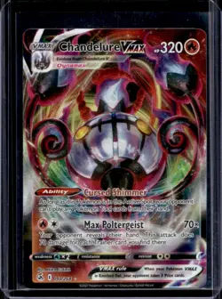 2021 Pokemon SWSH Fusion Strike Chandelure VMAX #040/264 - Image 1