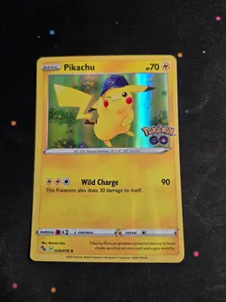 Pikachu 028/078 Holo Rare Pokemon GO Pokemon Holo NM - Image 1