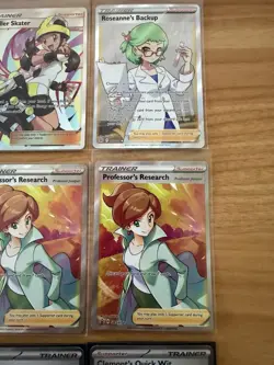 Lot of 15 Pokemon Full Art Trainers Pack Fresh Roller Skater Kindler Gym Trainer - Image 4