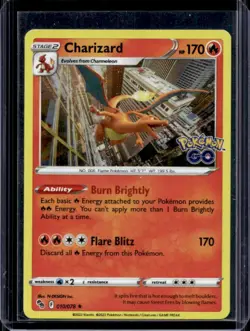 2022 Pokemon SWSH Pokemon GO Charizard #010/078 - Image 1