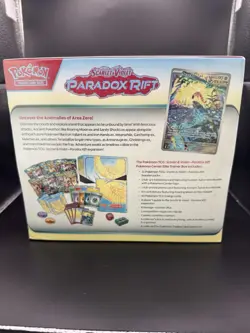 Paradox Rift Pokemon Center Exclusive Elite Trainer Box Roaring Moon With Case - Image 2