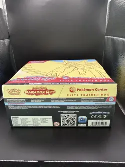 Paradox Rift Pokemon Center Exclusive Elite Trainer Box Roaring Moon With Case - Image 5