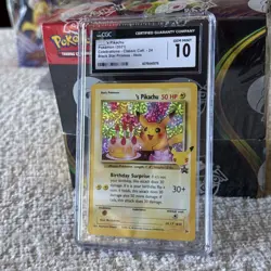 Pokemon Birthday Pikachu 24 Celebrations CGC 10 Gem Mint 2021 Slab - Image 5