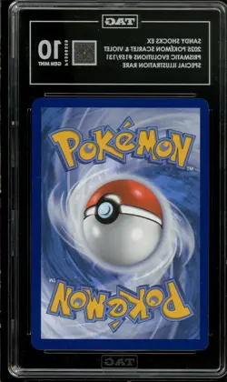 2025 Pokemon TAG 10 GEM MINT Sandy Shocks ex SIR 159/131 Prismatic Evolutions - Image 2