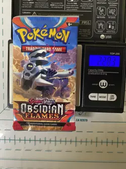 Pokemon Scarlet & Violet Obsidian Flames 22.75g Booster Pack Factory Sealed - Image 1
