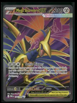 Mega Skarmory ex 106/088 Ultra Rare Perfect Order Pokemon NM/M - Image 1