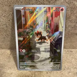 Litleo - 139/132 Illustration Rare Holo - SV: Mega Evolution - Pokemon 2025 - NM - Image 2