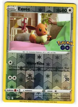 EEVEE 054/078 POKEMON GO ENGLISH POKEMON TCG - Image 1