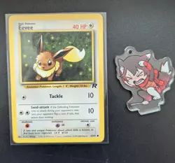 EEVEE - 55/82 - Team Rocket - Pokemon Card - Unlimited LP-MP - Image 1