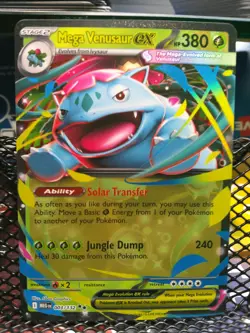 MEGA VENUSAUR EX 003/132 DOUBLE RARE MEG POKEMON TCG NM - Image 1